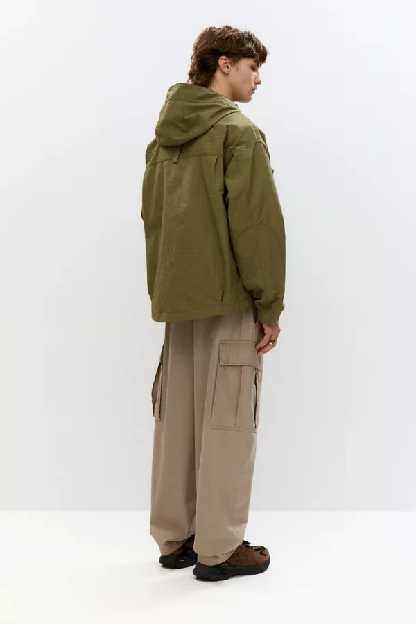 Balloon Fit Cargo Joggers For Men Beige Color - Image 3