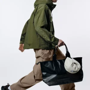 Balloon Fit Cargo Joggers For Men Beige Color